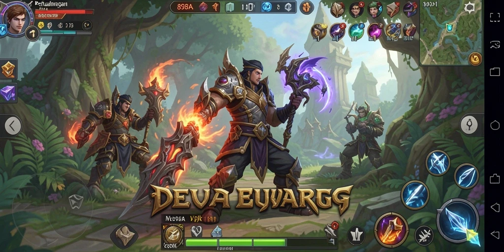 Tampilan gameplay menarik dalam dunia ARPG yang menantang.