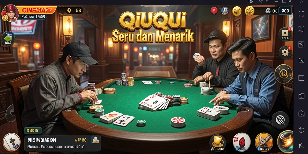 Screenshot tampilan gameplay QiuQiu yang seru dan dinamis.