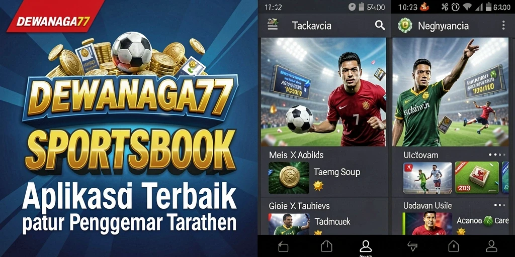 Screenshot gameplay DEWANAGA77 yang menampilkan fitur taruhan olahraga.