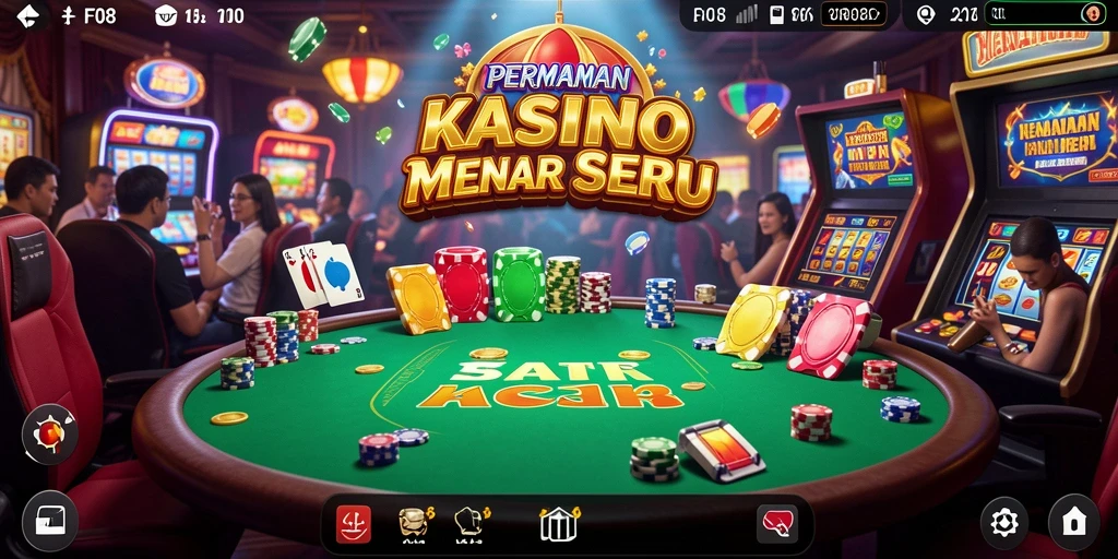 Tampilan gameplay F08 yang menarik dengan suasana Kasino.