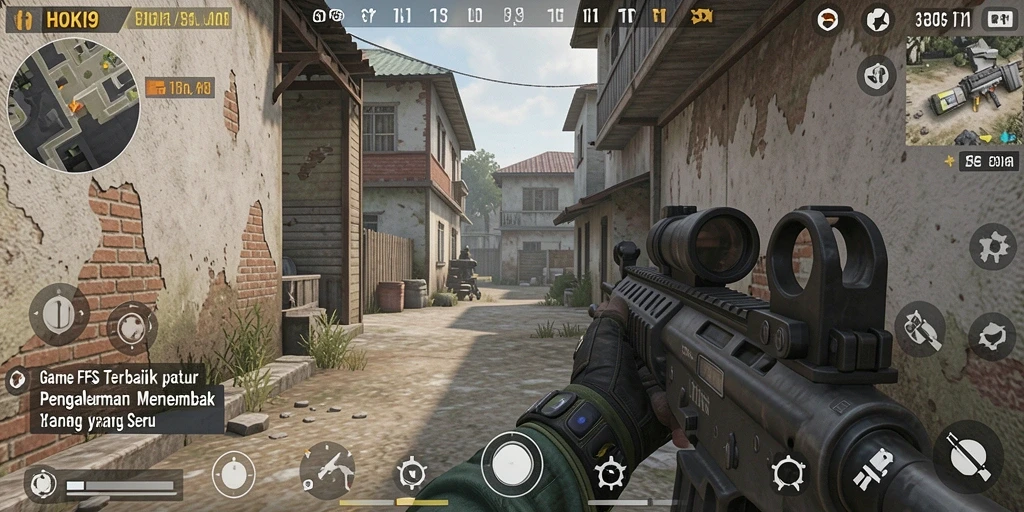 Screenshot HOKI9 menampilkan aksi tembak-menembak yang mendebarkan.