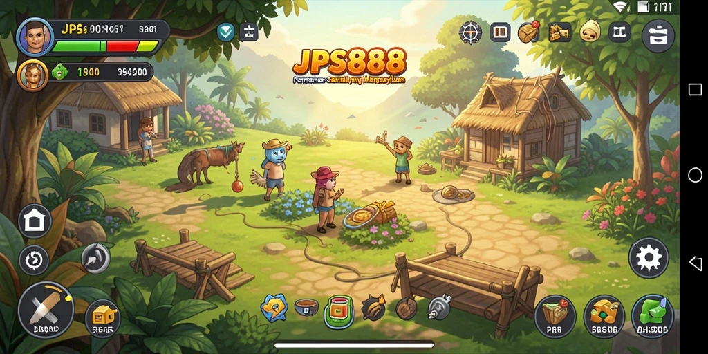 Tampilan seru dari gameplay JPS888 yang mengasyikkan.