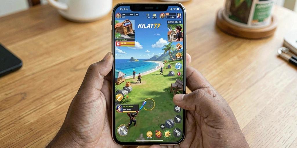 Tampilan antarmuka KILAT77 yang bersih dan user-friendly.