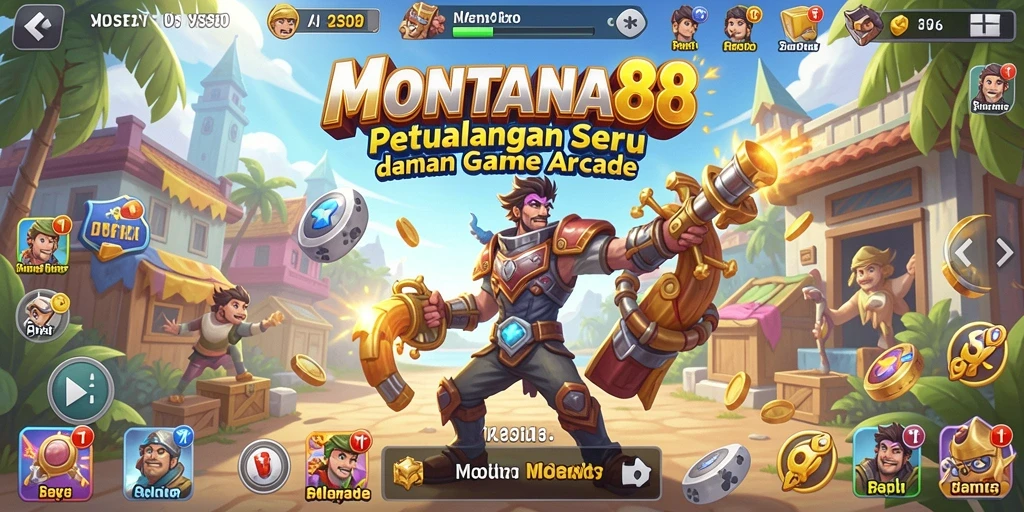 Screenshot gameplay MONTANA88 menunjukkan aksi seru dan menantang.