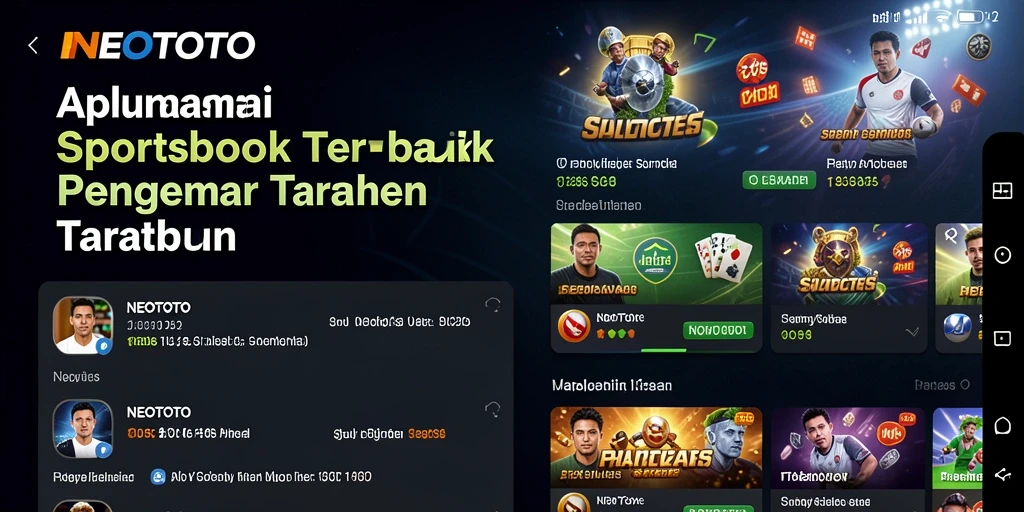 Screenshot NEOTOTO menampilkan layar taruhan olahraga yang menarik.