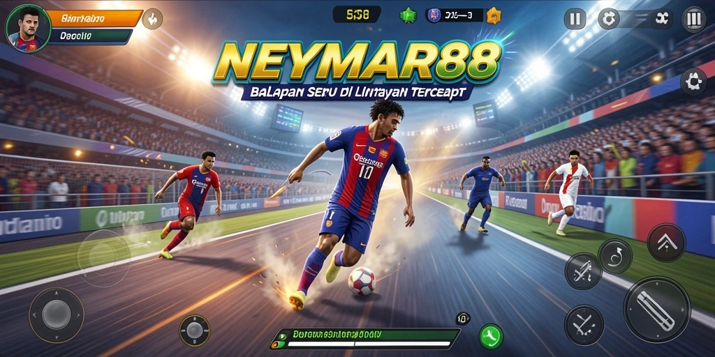 Tangkapan layar gameplay balapan NEYMAR88 yang mendebarkan.