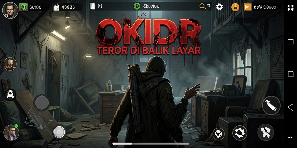 Gameplay menegangkan di <strong>OKIDR</strong> yang penuh dengan elemen horor.