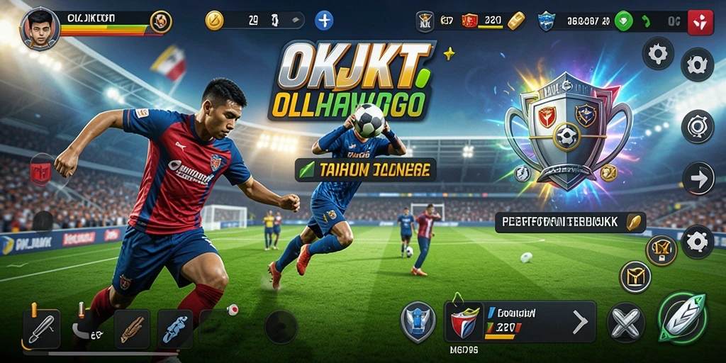 Tampilan permainan taruhan olahraga yang interaktif di OKJKT.