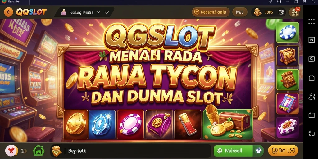 Tampilan menarik gameplay QQSLOT yang penuh warna.