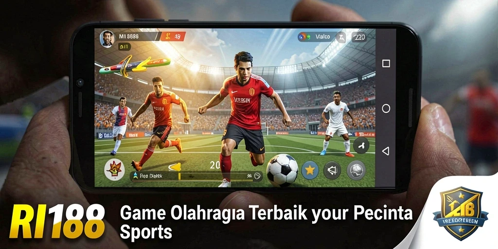Screenshot gameplay RI188 menampilkan aksi seru dalam olahraga.