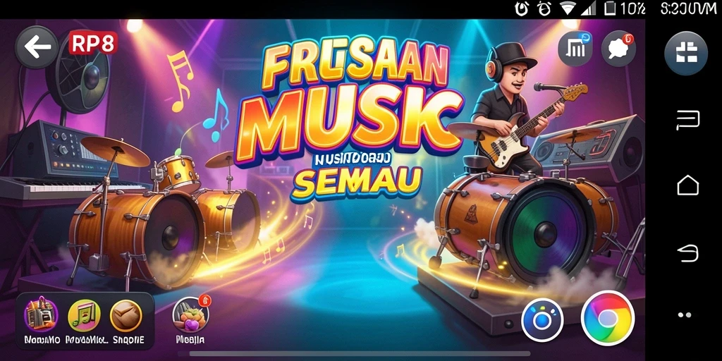 Tampilan gameplay RP8 yang seru dan mengasyikkan.