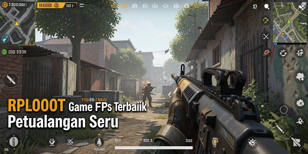Gameplay RPLOOT yang menegangkan dalam pertempuran FPS.