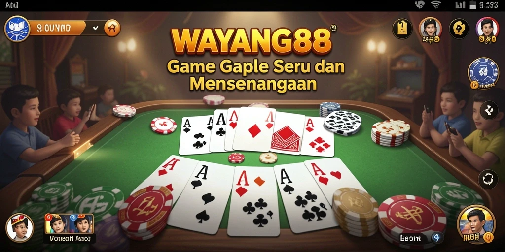 Tampilan gameplay seru dan interaktif dari WAYANG88 yang menggugah semangat bermain.